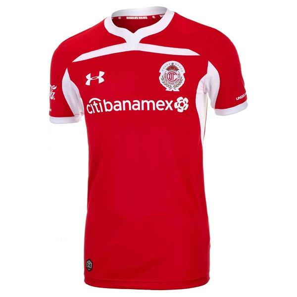 Maillot Football Deportivo Toluca Domicile 2018-19 Rouge